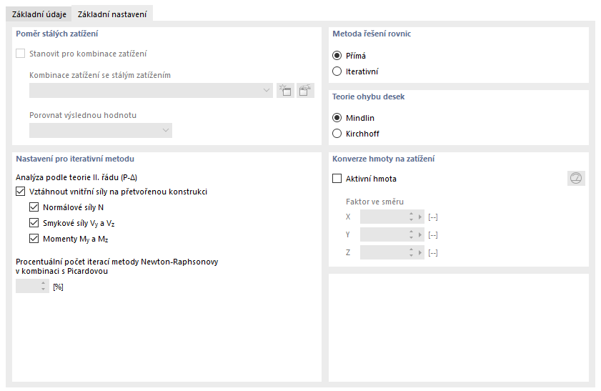 Základní nastavení statické analýzy