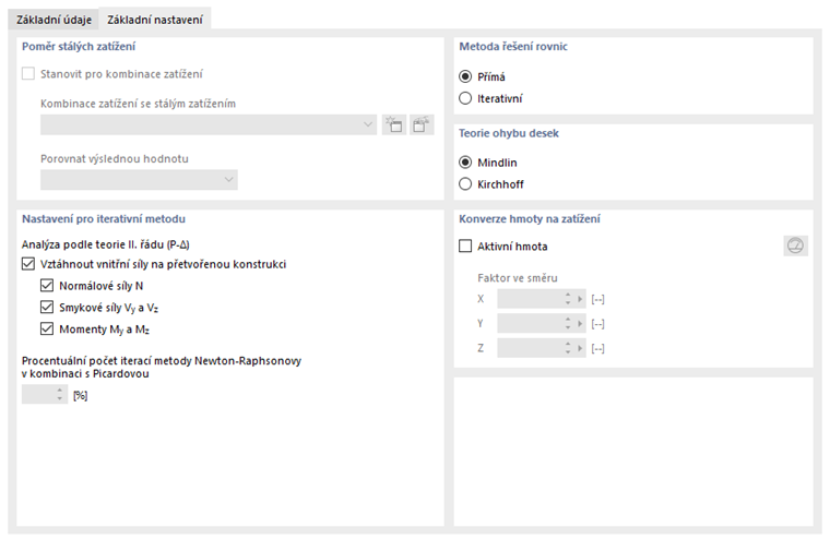 Základní nastavení statické analýzy