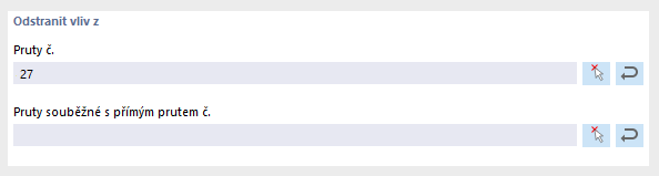 Zadání prutů bez zatížení