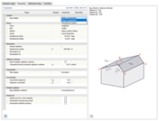 Zadání parametrů zatížení sněhem