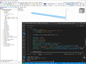 Aplikace pro RFEM 6 naprogramovaná v Pythonu
