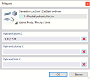 Zadání prutů bez zatížení