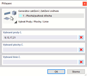 Zadání prutů bez zatížení