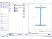 Databáze průřezů s vyhledáváním krátkých textů