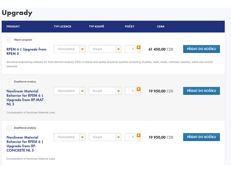 FAQ 005090 | Mohu se st&#xE1;vaj&#xED;c&#xED; servisn&#xED; smlouvou na RFEM 5/RSTAB 8 upgradovat na program RFEM 6/RSTAB 9 zdarma?