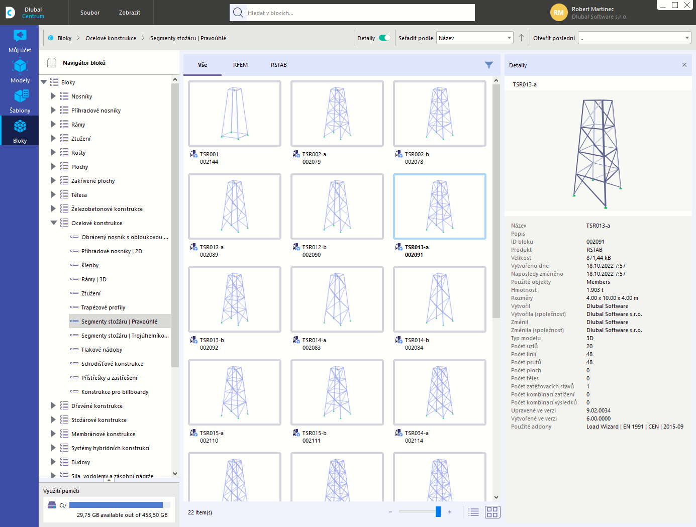 'Bloky' v Dlubal centru
