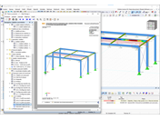Souběžná práce v programu a tiskovém protokolu v programu RFEM 6