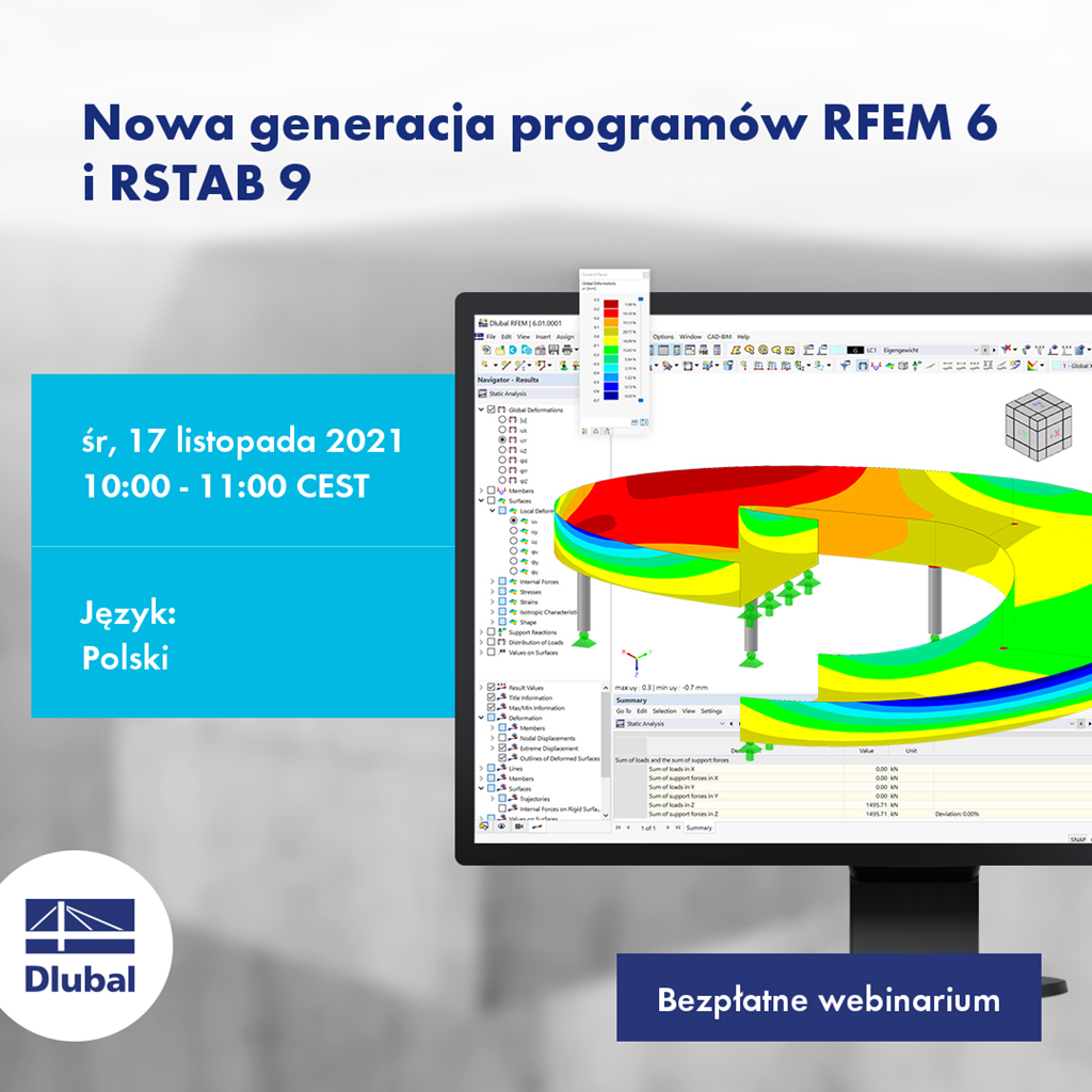 Nová generace programů RFEM 6 \n a RSTAB 9