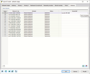 Dialog 'Upravit model-základní údaje', záložka 'Historie'