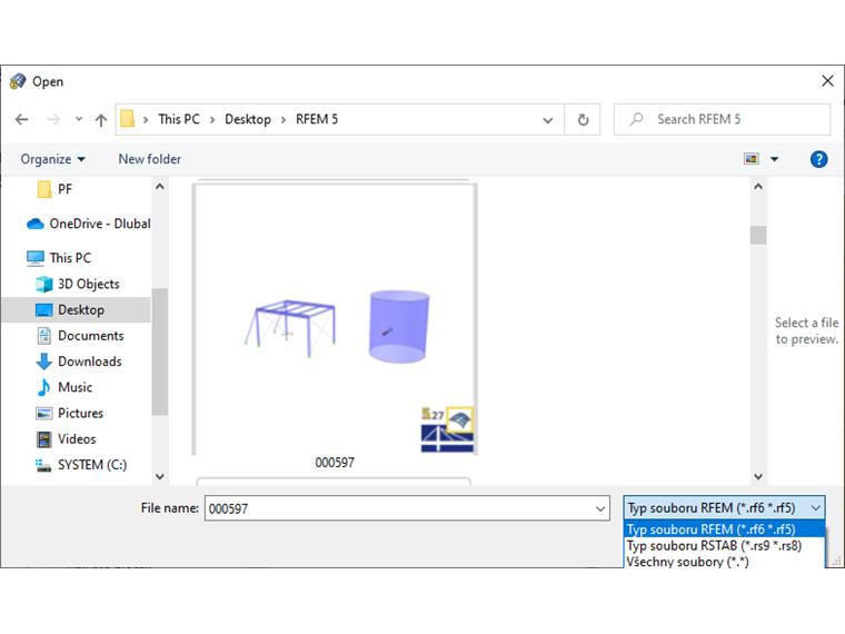 FAQ 005121 | Mohu své staré modely z RFEM 5 bez problémů otevřít a dále upravovat v programu RFEM 6?