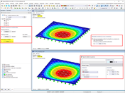 FAQ 005126 | Proč se výsledky modální analýzy liší při zadání počátečního předpětí a zatížení na plochu?
