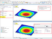 FAQ 005126 | Proč se výsledky modální analýzy liší při zadání počátečního předpětí a zatížení na plochu?