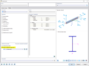 Dialog "Upravit prut", Posouzení oceli pomocí nadřazené sady prutů