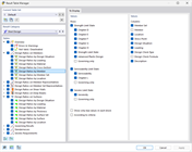 Správce tabulek výsledků pro posouzení ocelových konstrukcí, využití po prutech