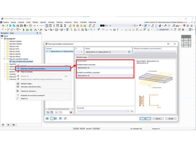 FAQ 005134 | Jaký je nejrychlejší způsob vytvoření kontaktu mezi dvěma plochami?