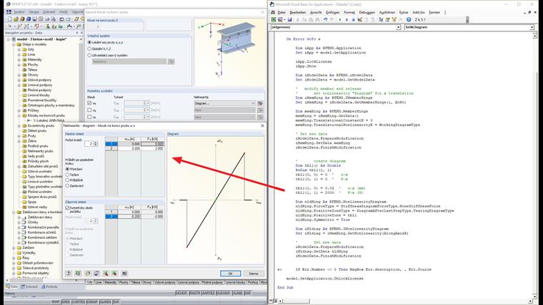 FAQ 005138 | Wie kann man mithilfe der COM-Schnittstelle ein Stabendgelenk mit "Diagramm" anlegen?