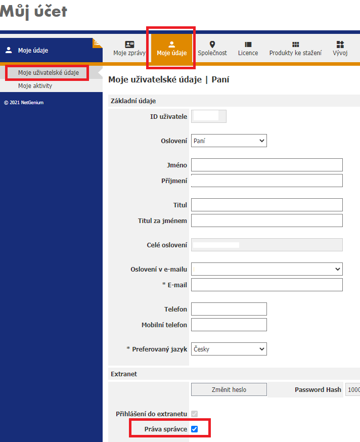 FAQ 005139 | Zakoupili jsme několik licencí. Jak mohu přesunout autorizaci z jedné licence do druhé?