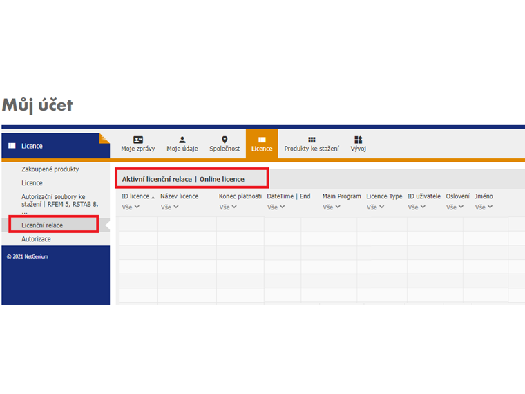 FAQ 005139 | Zakoupili jsme několik licencí. Jak mohu přesunout autorizaci z jedné licence do druhé?