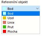Výběr referenčního objektu