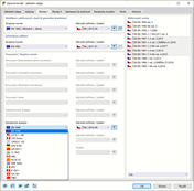 Dialog 'Nový model - základní údaje', záložka 'Normy I'