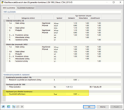 Parametry pro 'Klasifikaci zatěžovacích stavů a generátor kombinací' - součinitel dotvarování
