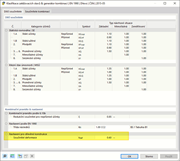 Parametry pro 'Klasifikaci zatěžovacích stavů a generátor kombinací' - součinitel dotvarování