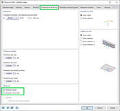 Aktivování možnosti zástupci prutů