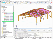 Zástupci prutů v programu RFEM 6
