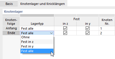 Výběr typu uchycení