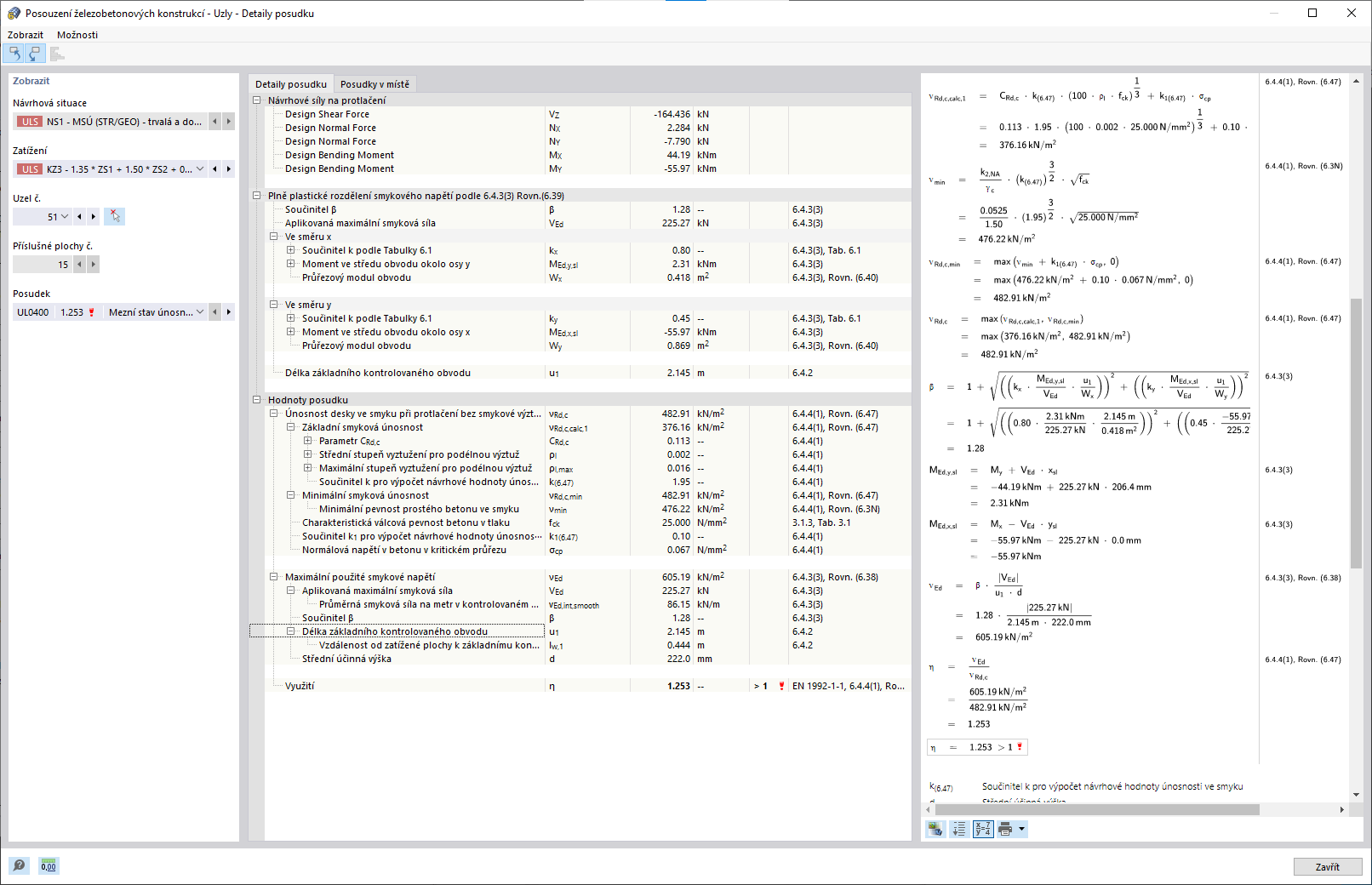 Detaily posudku na protlačení