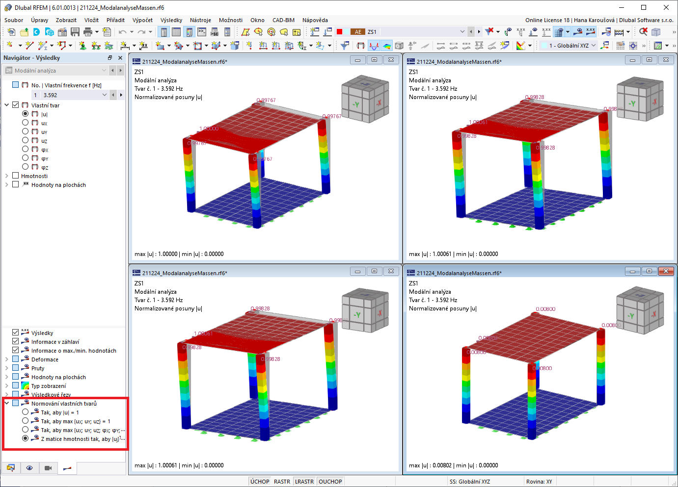 FAQ 005159 | Kde mohu v programu RFEM 6 / RSTAB 9 upravit normování vlastního tvaru?