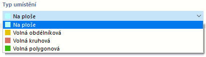 Vyberte typ umístění