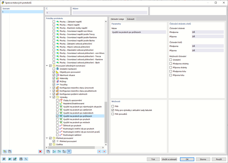 Správce tiskových protokolů