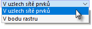 Spočítat výsledky ploch v uzlech sítě nebo bodech rastru