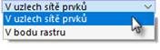 Spočítat výsledky ploch v uzlech sítě nebo bodech rastru