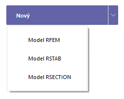 Vytvoření nového modelu