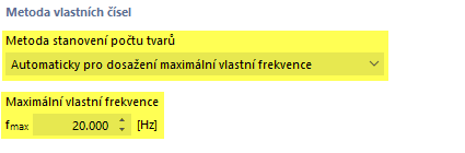 Definujte maximální vlastní frekvenci