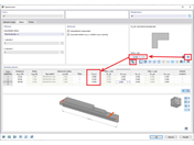 FAQ 005184 | Jak mohu v programu RFEM 6 odstranit nebo zmenšit spolupůsobící šířku žebra pro jednu stranu?