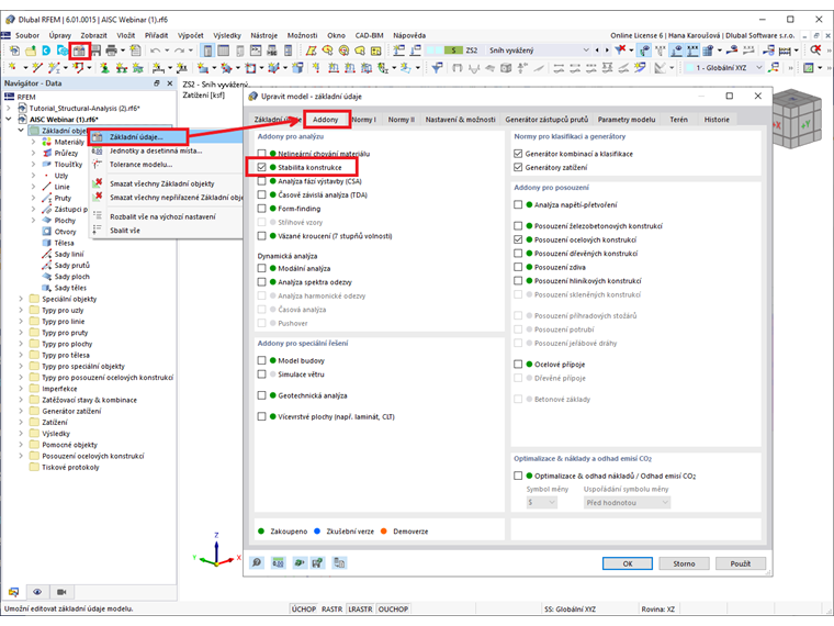 FAQ 005185 | Jak mohu v programu RFEM 6 vytvořit imperfekce na plochách na základě rozhodujícího vlastního tvaru?