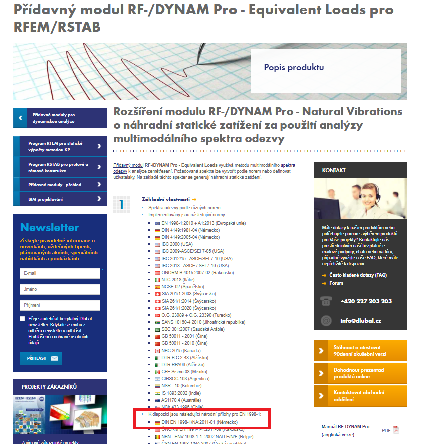 FAQ 005187 | Je v programu RFEM 5 / RSTAB 8 k dispozici německá národní příloha 2021-07 k Eurokódu 8?