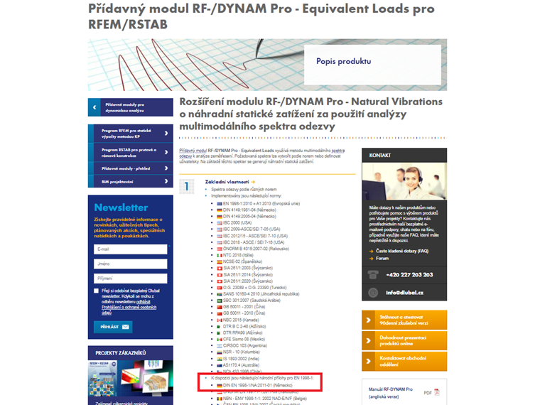 FAQ 005187 | Je v programu RFEM 5 / RSTAB 8 k dispozici německá národní příloha 2021-07 k Eurokódu 8?