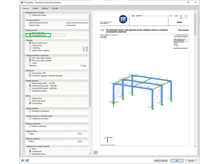 Vícenásobný tisk obrázků