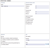 ' Hlavní záložka ' pro vnitřní síly prutů