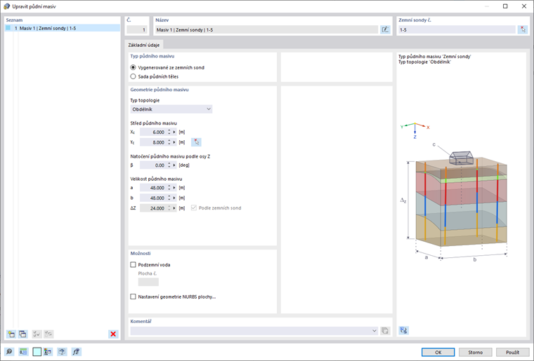 Úprava půdního masivu