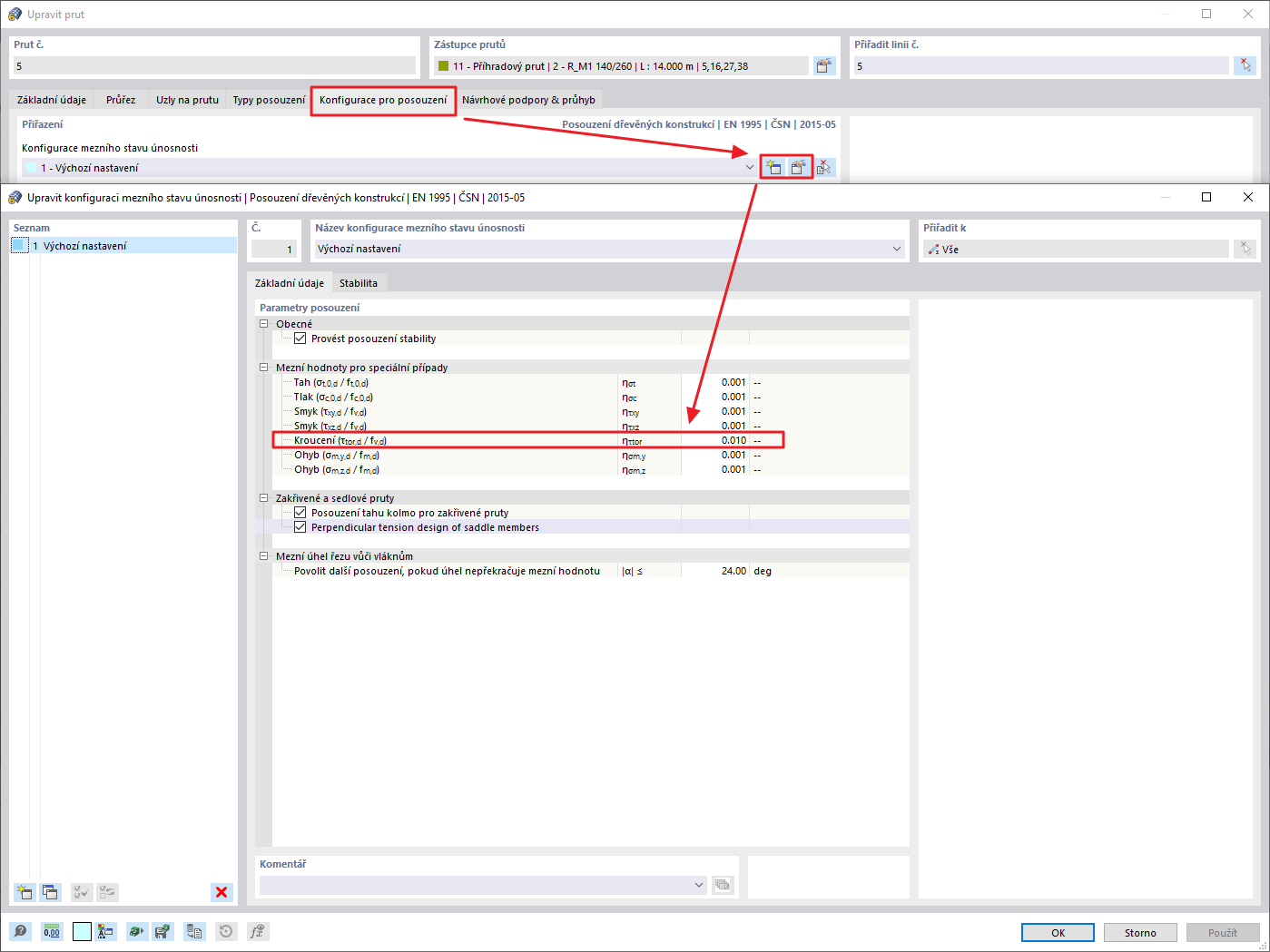 FAQ 005197 | Jak lze při posouzení ocelových a dřevěných konstrukcí zanedbat kroucení?
