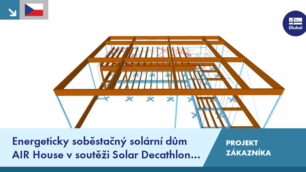 Model energeticky úsporného solárního domu AIR House na soutěži Solar Decathlon 2013, navržený studenty ČVUT
