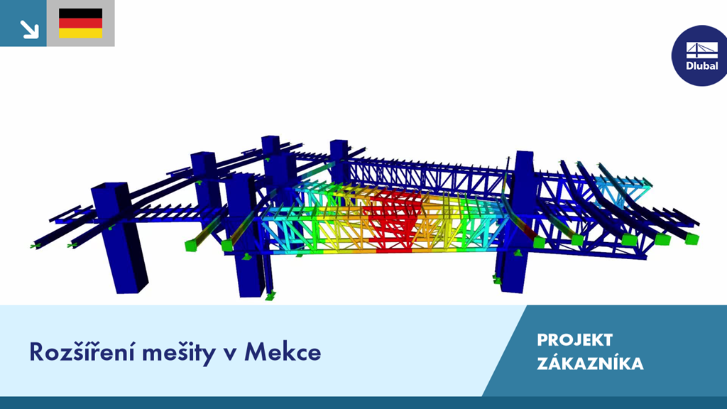 Vizualizace rozšíření mešity v Mekce, založená na projektu zákazníka. Stavba vykazuje působivé architektonické detaily.