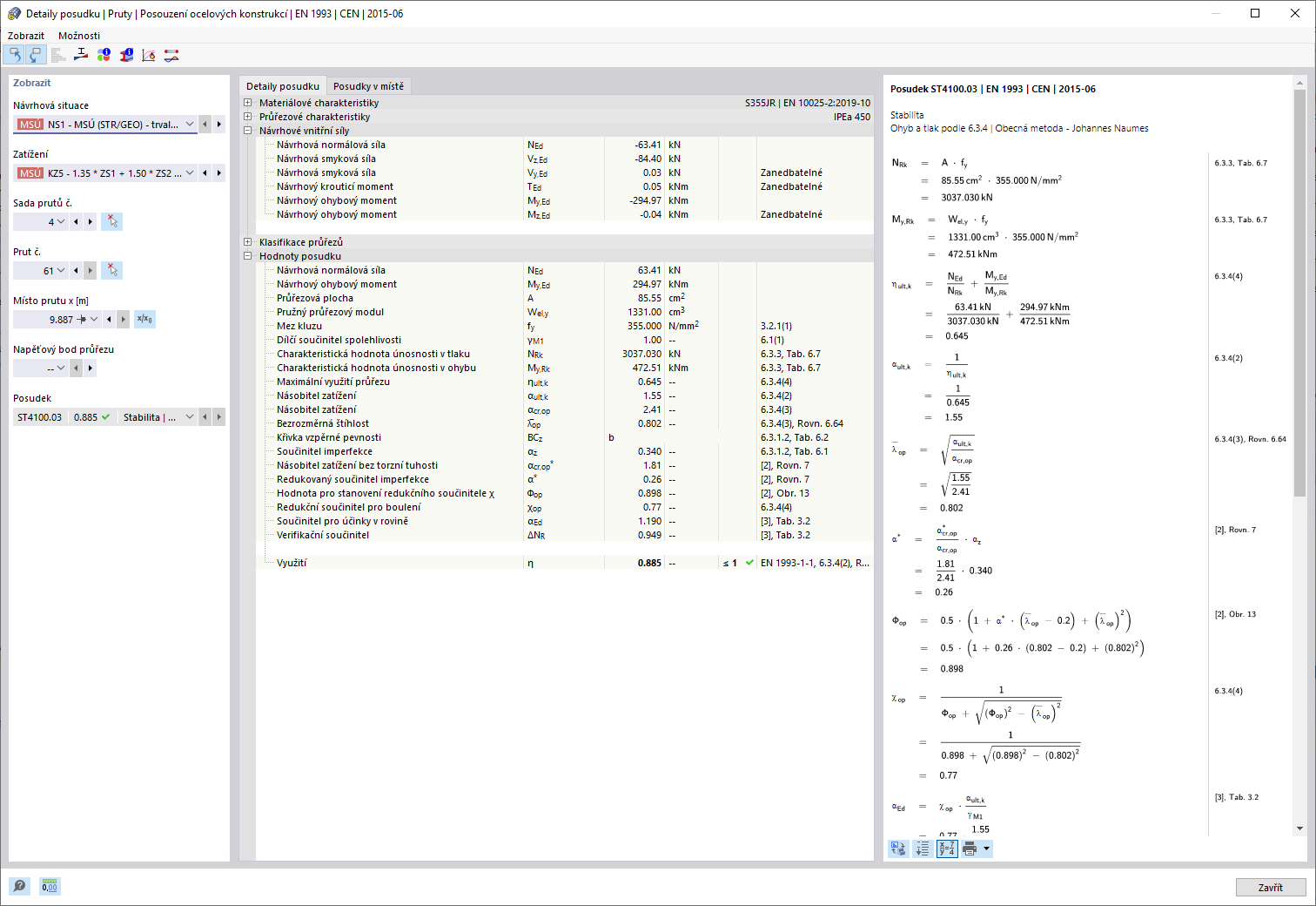 Podrobný pohled na navrhování ocelových konstrukcí s kontrolami specifickými pro normu a výsledky konstrukce