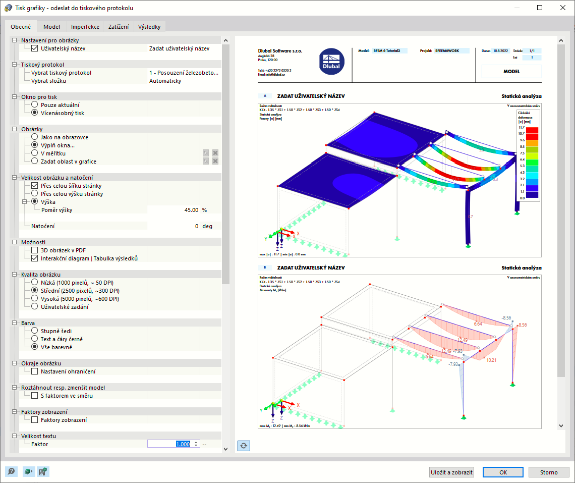 Kontrola náhledu pro vícenásobný tisk