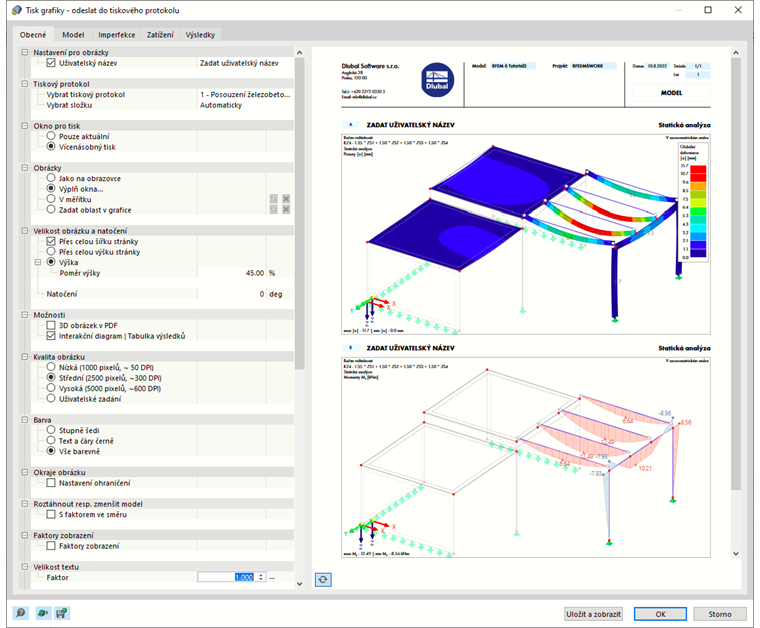 Kontrola náhledu pro vícenásobný tisk